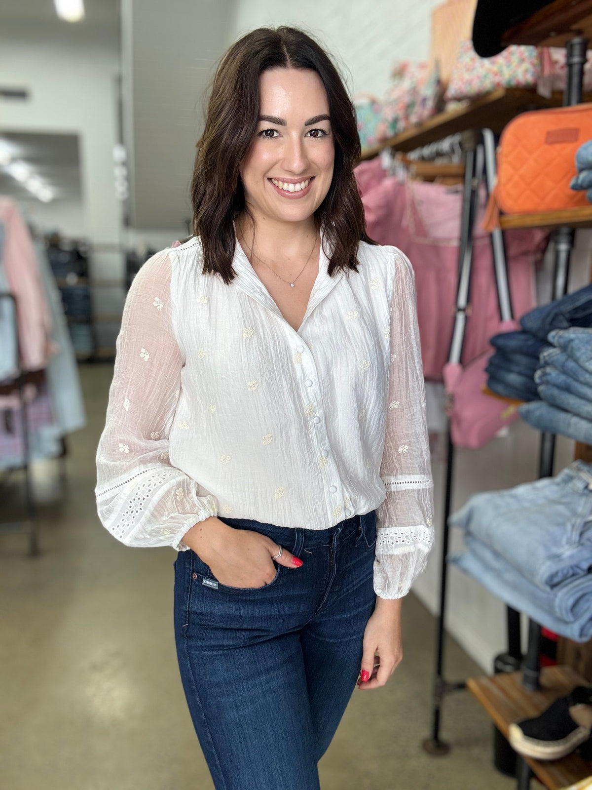 Penny Top - White