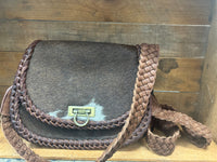 Briella - Brown Cowhide Crossbody