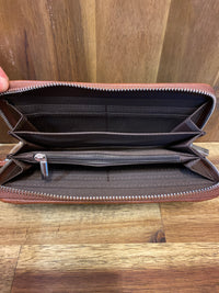 Catchfly Wallet - Tan With Stripes