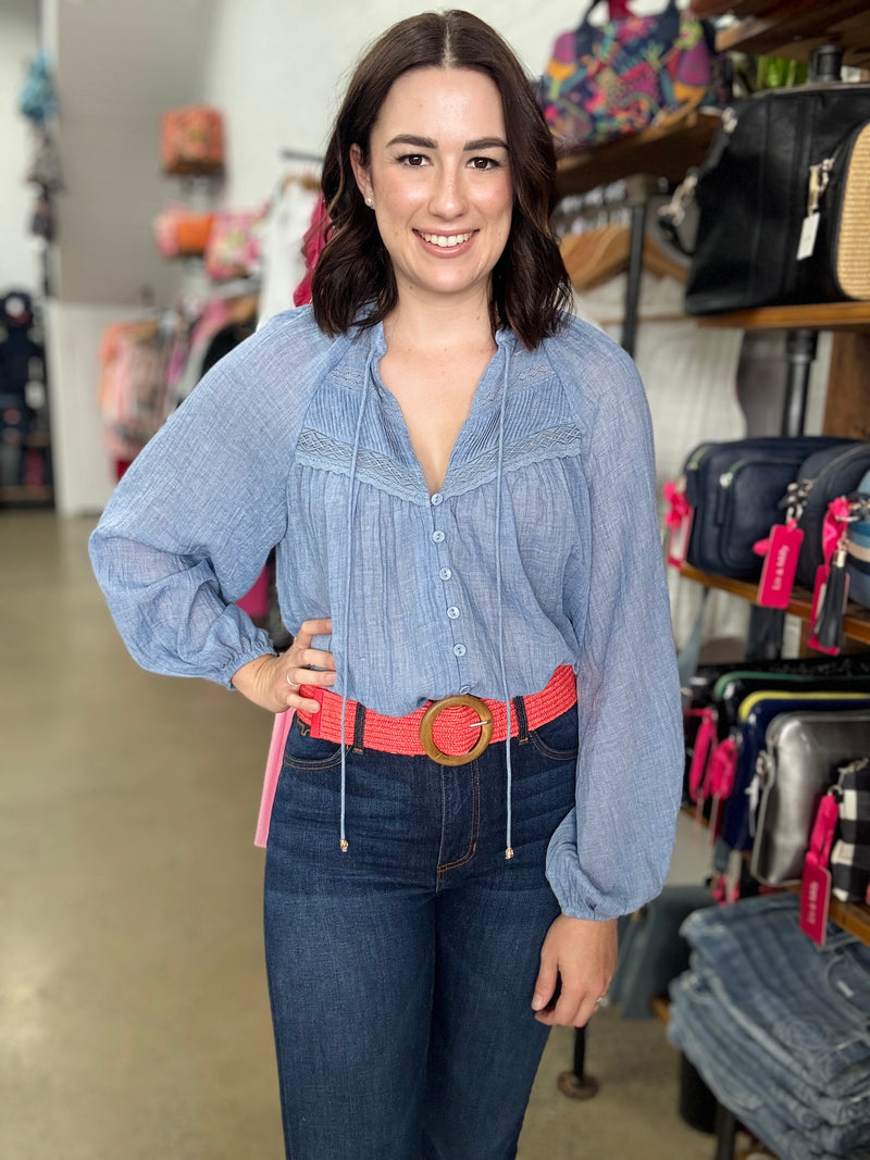 Thea Top - Blue