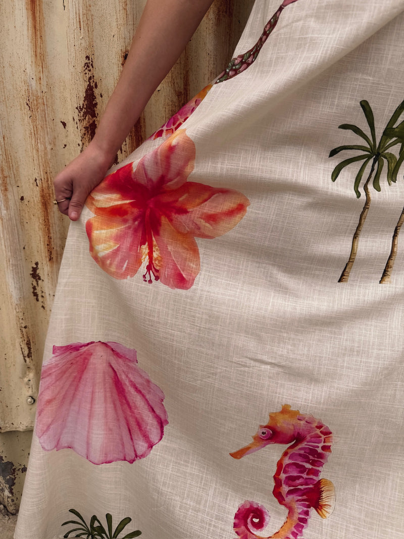 Wild Ones Maxi Dress - Mermaid Island Print