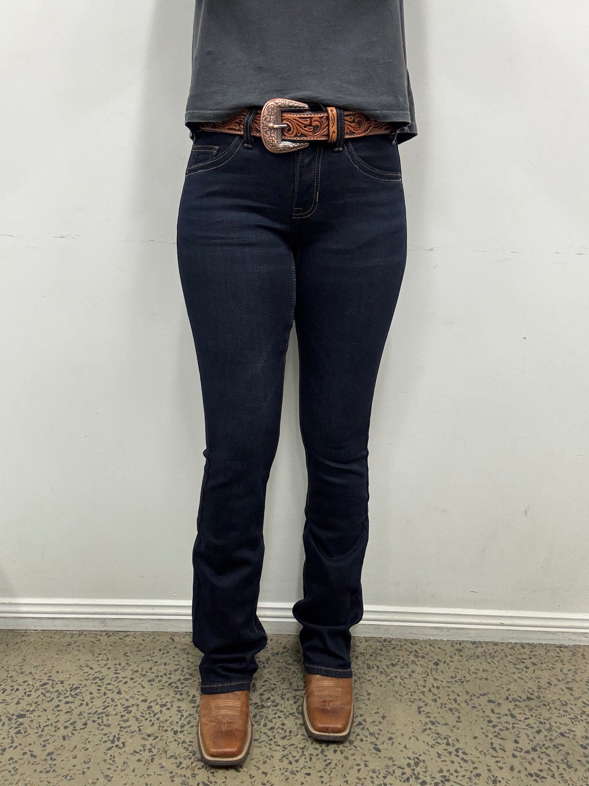 Rock & Roll Cowgirl Jeans - BW4RD07903 - Mid Rise Riding Fit