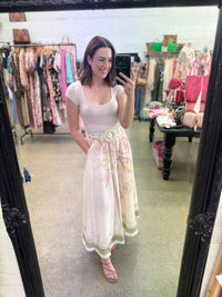 Willa Maxi Skirt - Blush Floral