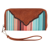 Catchfly Wallet - Tan With Stripes
