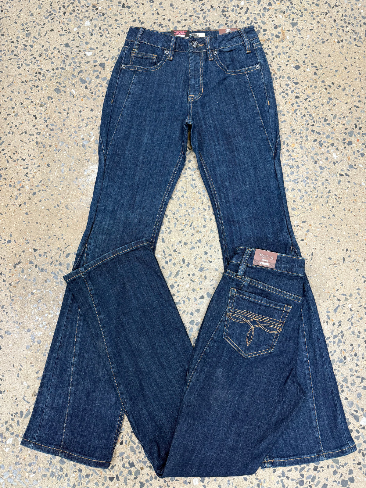 Rock & Roll Cowgirl Jeans - BW4HD07892 - Side Panel High Rise Bootcut