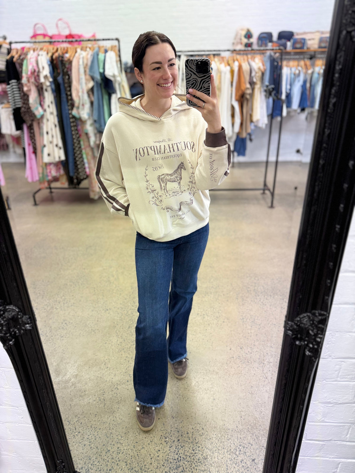 Southampton Box Hoodie - Vanilla