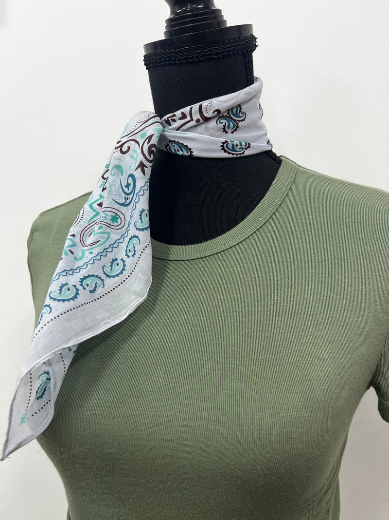 Western Bandana - Blue