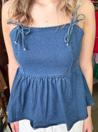 Millie Top - Dark Denim