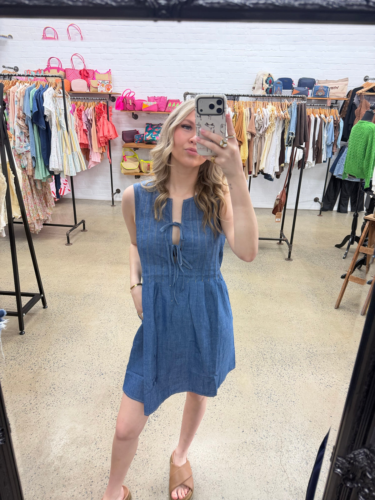 Delilah Dress - Blue
