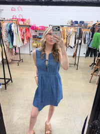 Delilah Dress - Blue