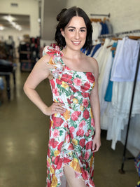 Maria Dress - Mutli Colour Rose