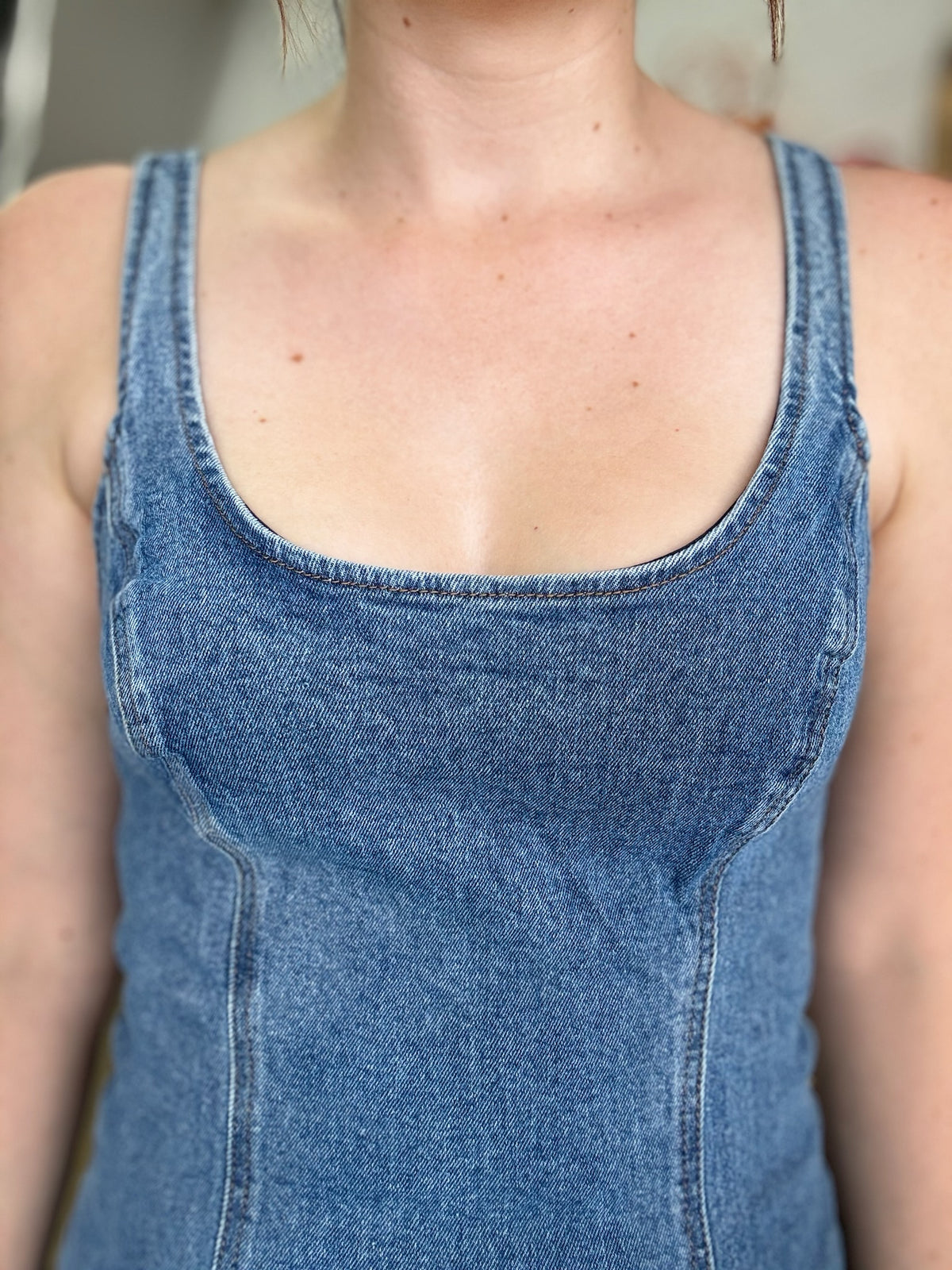 Alexandra Midi Dress - Blue