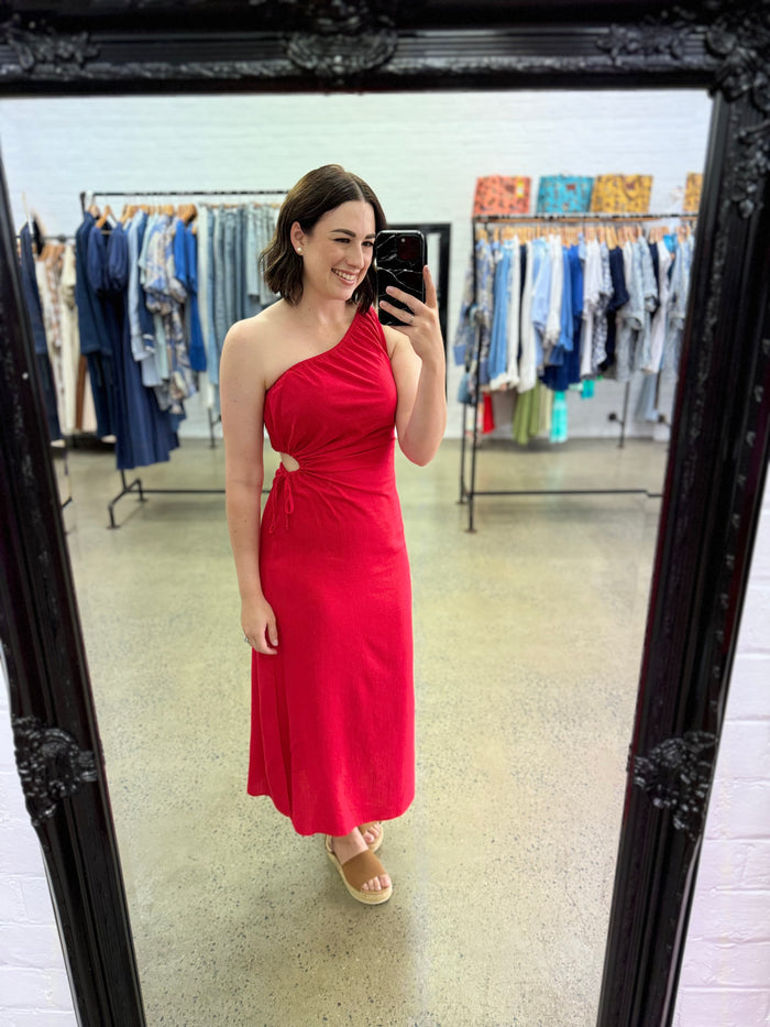 Belle Dress - Red