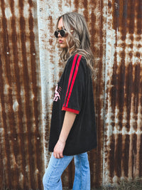 Lucky Yeehaw Tee - Charcoal