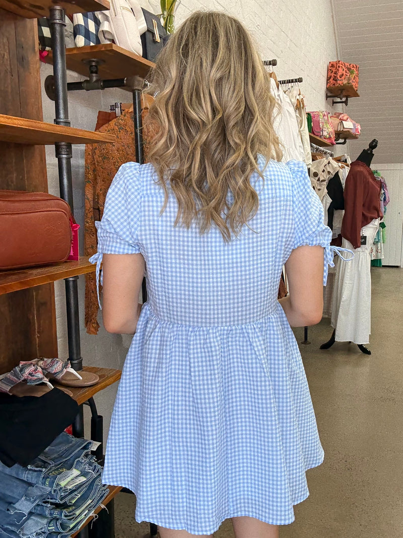 Dahlia Mini Dress - Gingham