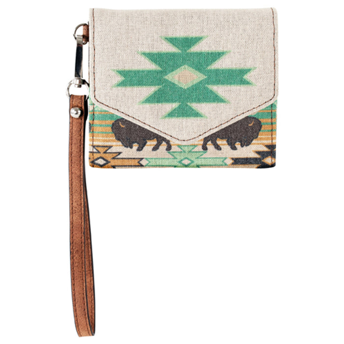 Red Dirt Hat Co Mini Wallet - Aztec Bison