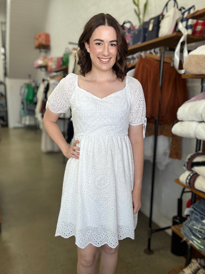 Fran Dress - White