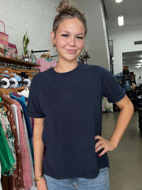 AAE Washed Tee - Navy