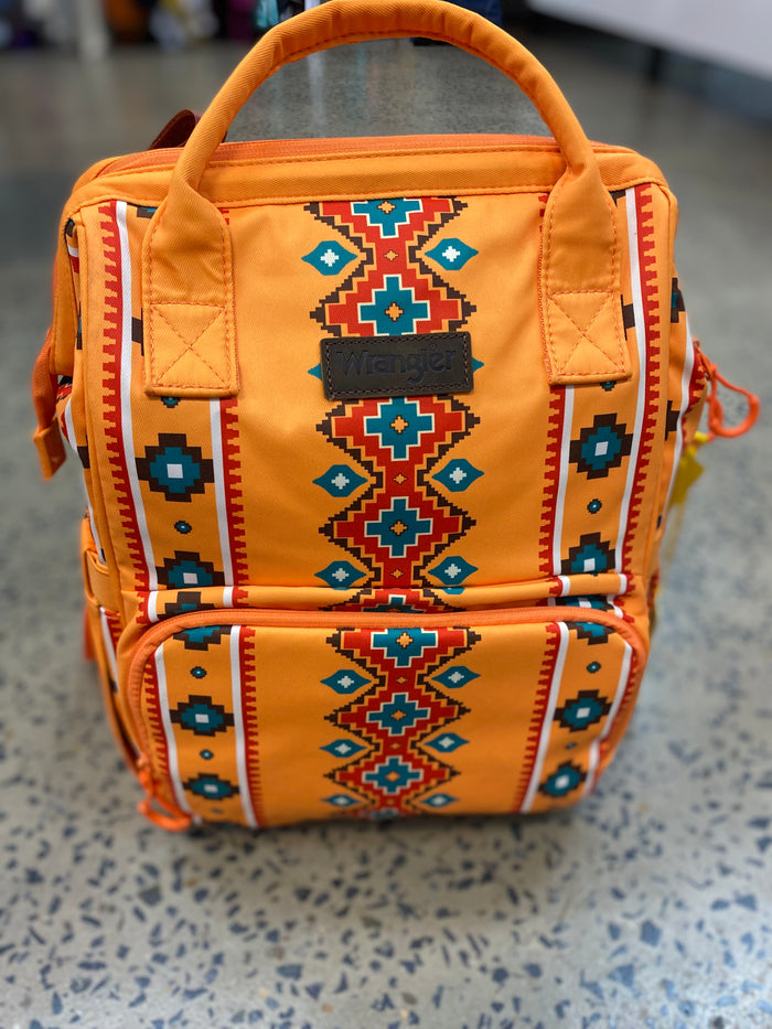 Wrangler Allover Aztec Dual Sided Backpack (WG2204-9110MST)