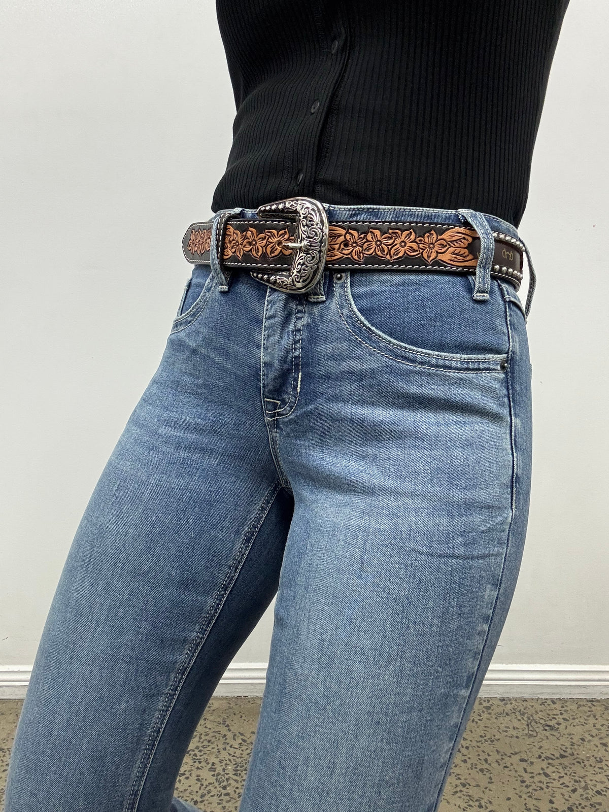 Rock & Roll Cowgirl Jeans - BW4RD08486 - Mid Rise Riding Fit
