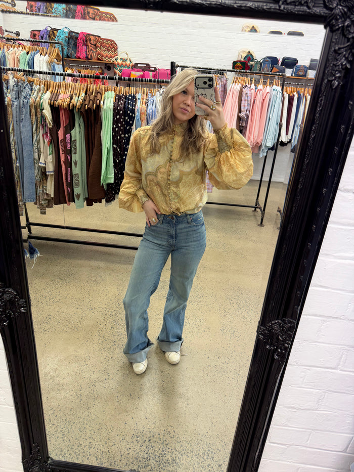 Bloom Top - Vintage Print