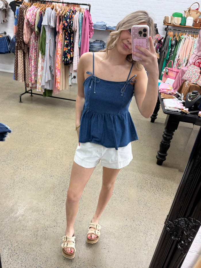 Millie Top - Dark Denim