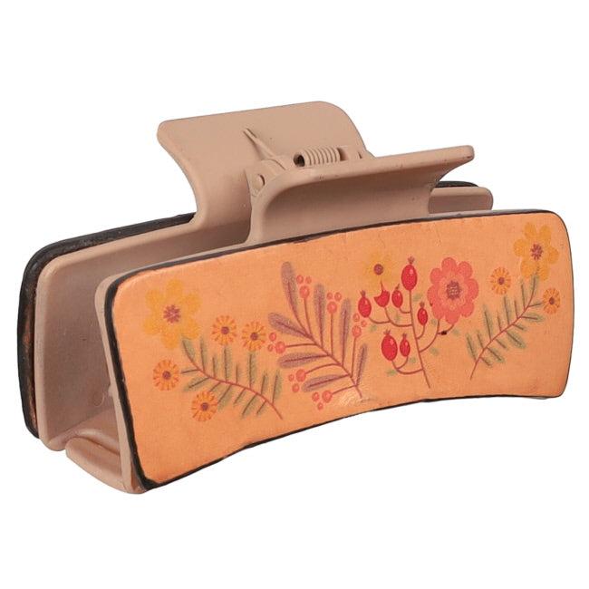 Claw Clip - In Bloom (Tan)
