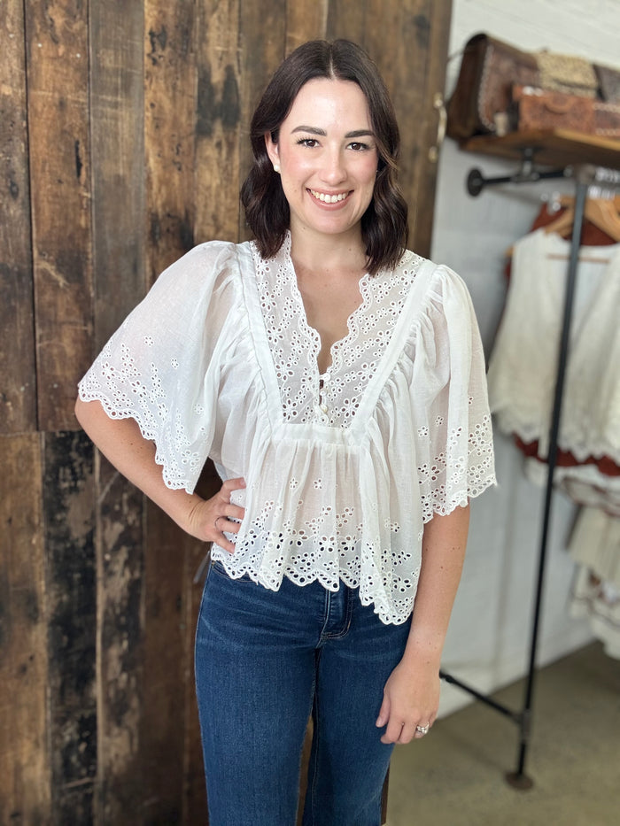 Eloise Top - White