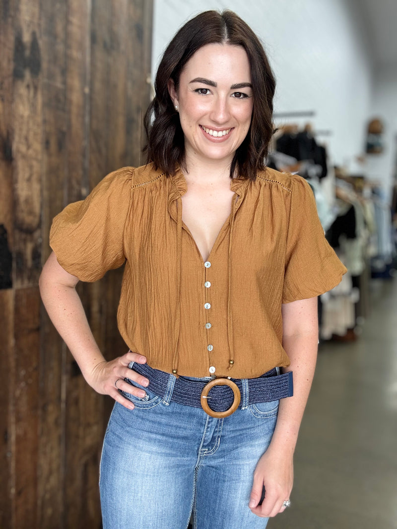 Evelyn Top - Mustard