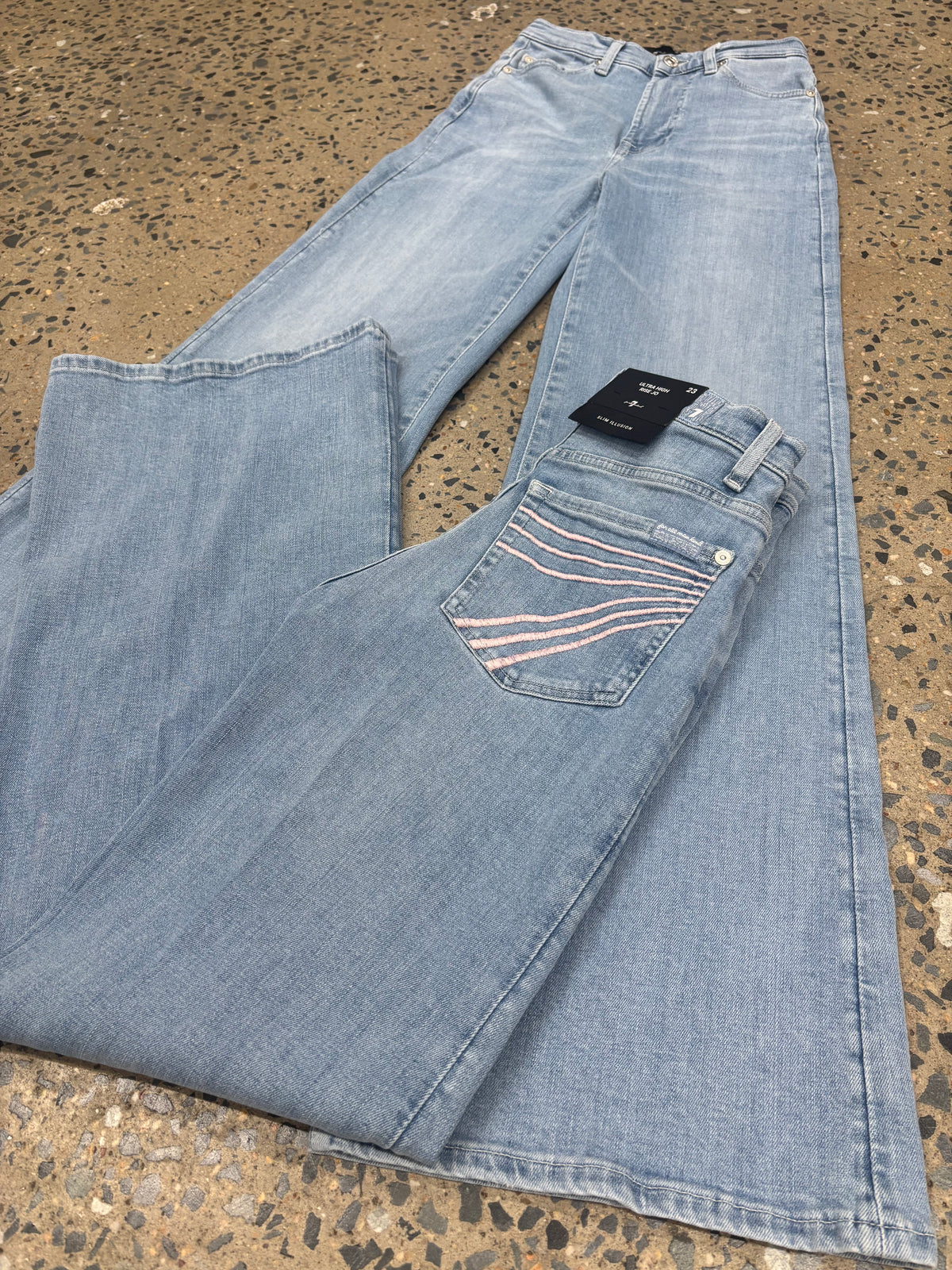 7 For All Mankind - Ultra High Rise Jo Indigo Bloom