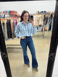 Whitley Top - Heirloom Blue