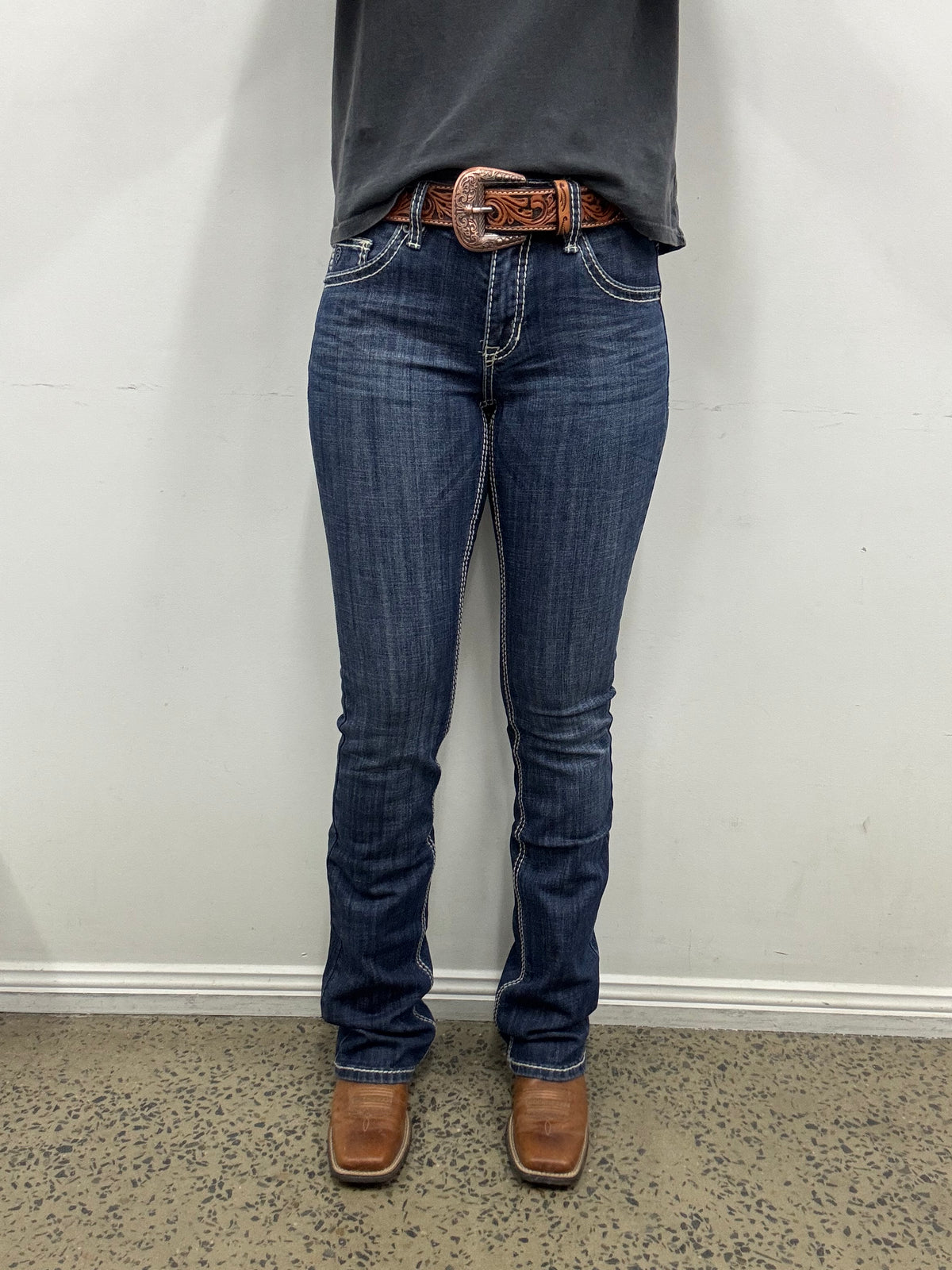 Rock & Roll Cowgirl Jeans - BW4RD07902 - Mid Rise Riding Fit