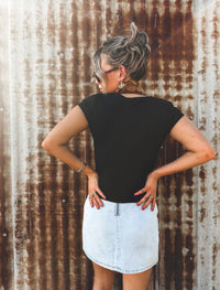 Bailey Knit Top - Black