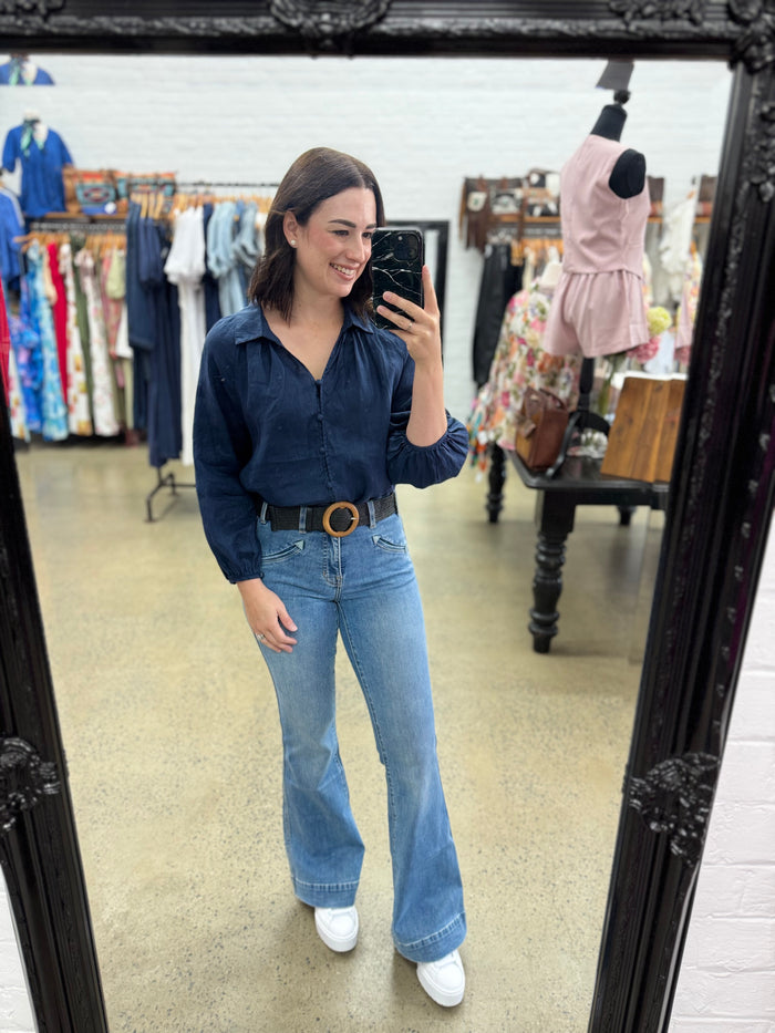 Eve Top - Navy