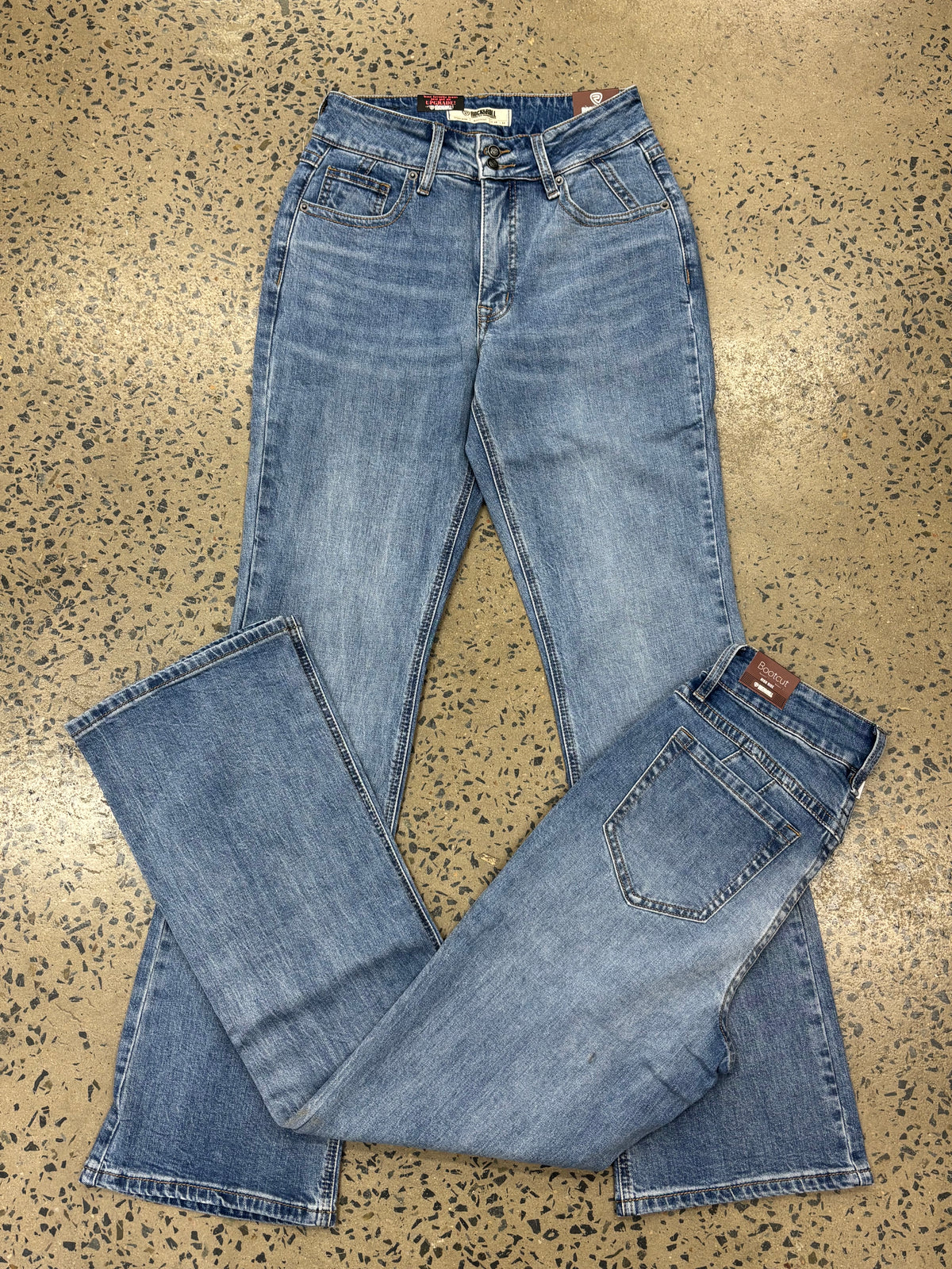 Rock & Roll Cowgirl Jeans - BW4HD09752 - Two Button High Rise Bootcut