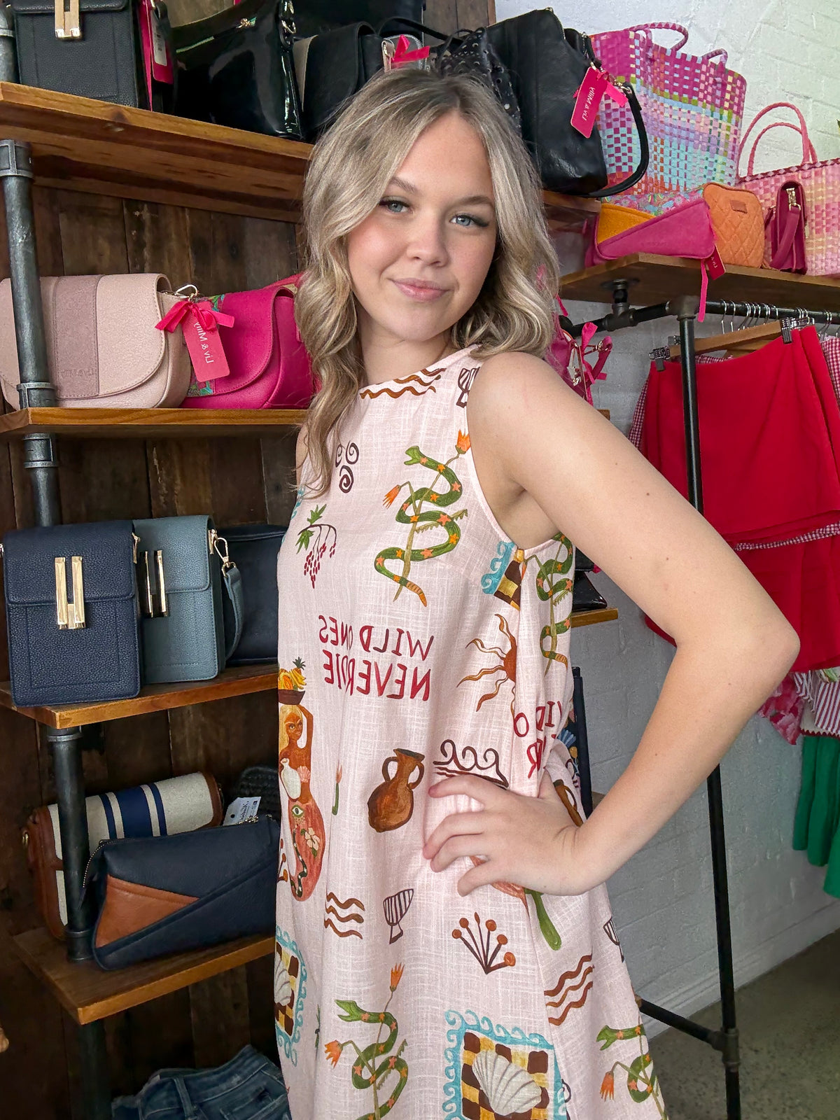 Wild Ones Mini Dress - Southwest Print