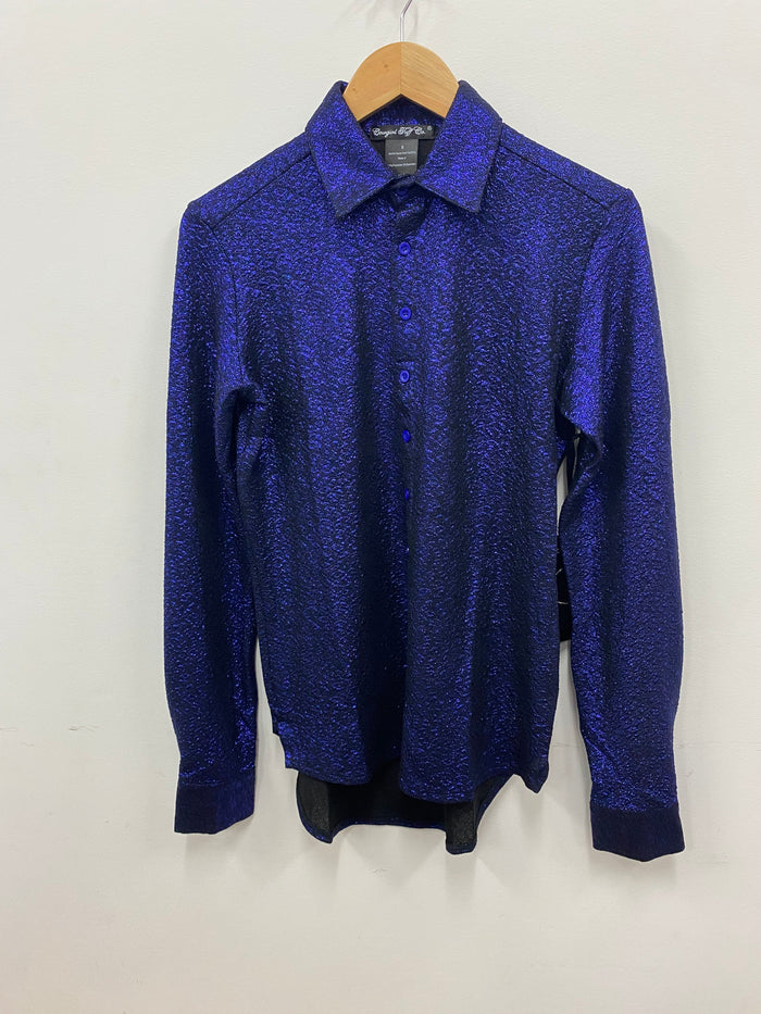 Cowgirl Tuff Pullover Arena Shirt - Indigo Shimmer