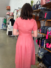 Myra Dress - Deep Rose