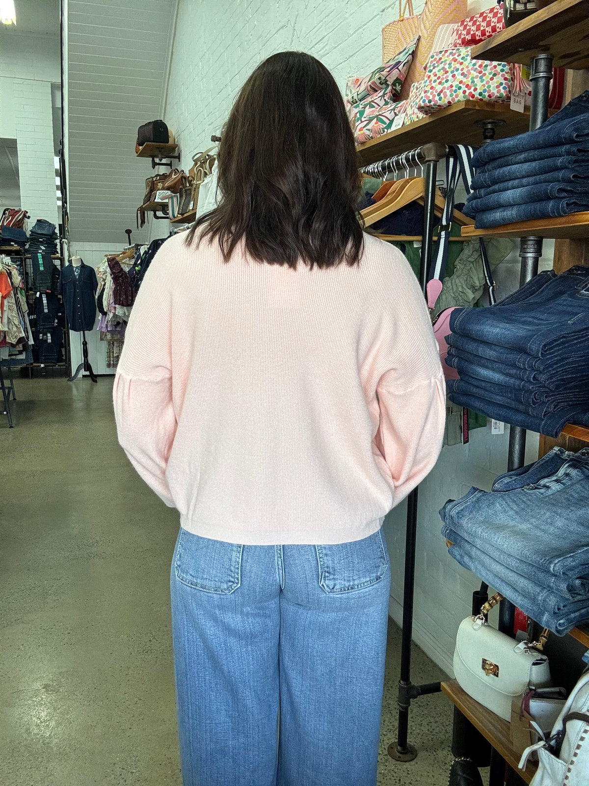 Bria Knit - Blush Pink