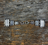 Silver Turquoise Apple Watch Band - Lori