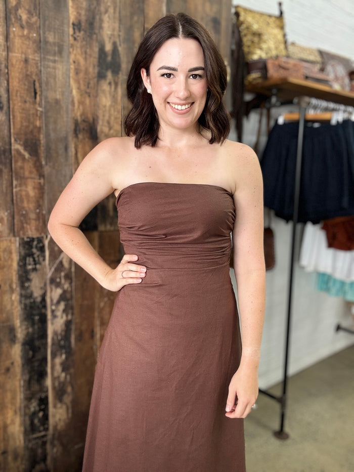 Hazel Dress - Chocolate