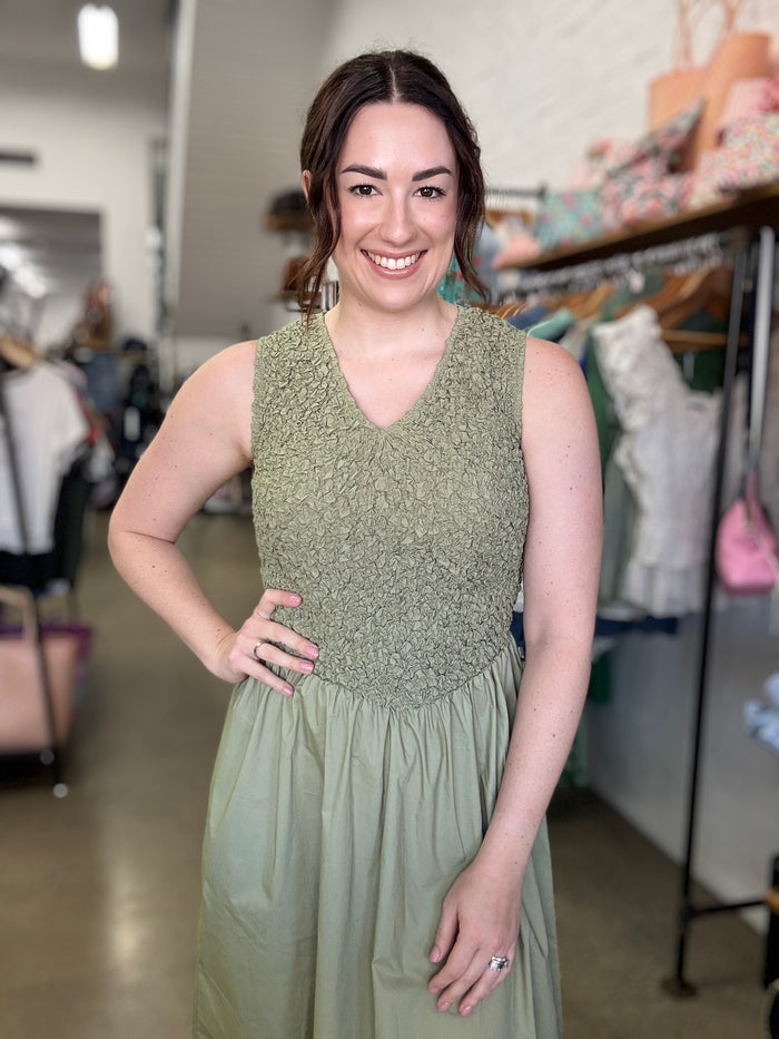 Sally Maxi Dress - Sage