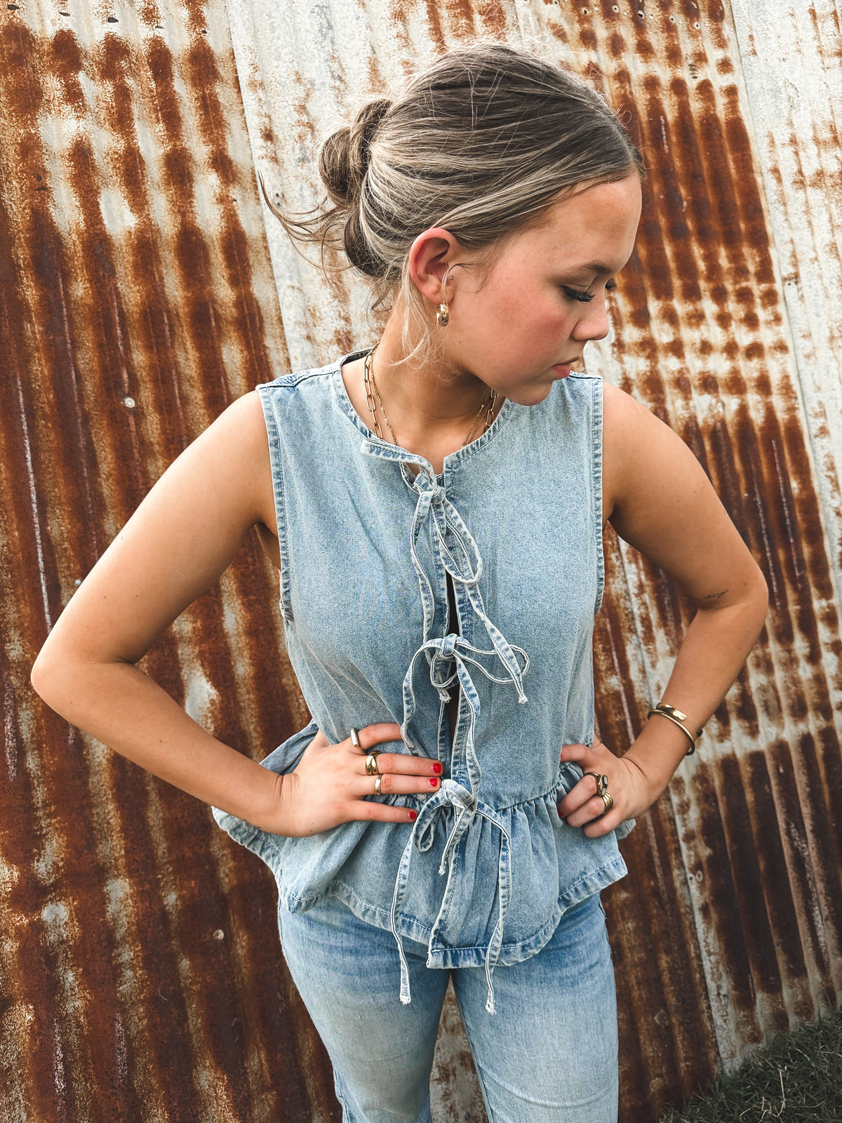 Wyatt Top - Denim
