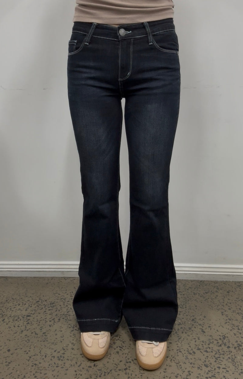 CC Western Jeans - Carissa Classic Dark Wash Trouser