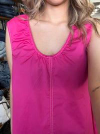 Dylan Mini Dress - Fushia