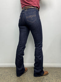 Rock & Roll Cowgirl Jeans - BW4HD09750 - Boot Stitch Embroidered High Rise Bootcut