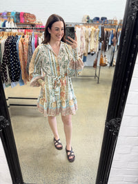 Bloom Mini Dress - Vintage Floral