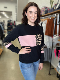Makayla Pullover - Animal Print