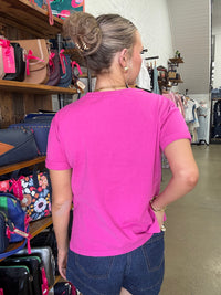 AAE Washed Tee - Fuschia