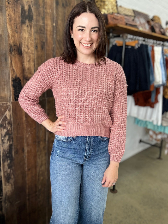 Bria Knit - Rose